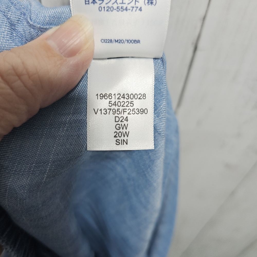 NWOT Lands End Women's High Rise TENCEL Fiber Drapey Wide Leg Pants Size 20W. - Picture 11 of 11